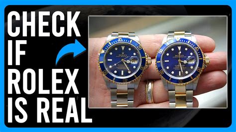 how to tell if real rolex|verify my rolex.